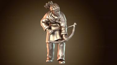 3D модель Молодой свирепый викинг (STL)