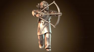 3D модель Молодой викинг-проворный (STL)