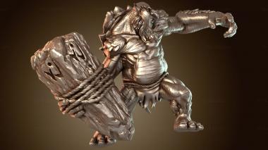 3D модель Свирепый Тролль Ночи Йоля (STL)