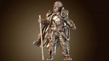 3D модель Командир-фанатик с Warhammer (STL)