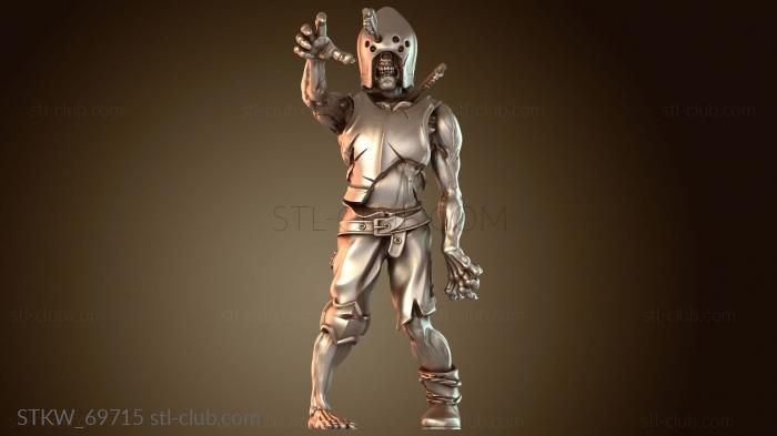 Military Зом Буа Таинтед Зомби