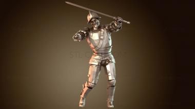 3D модель Зомби-вурдалак (STL)