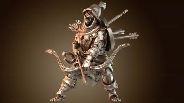 3D модель Зомби-лучник (STL)