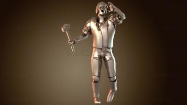 3D модель Зомби Падший (STL)