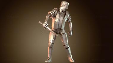 3D модель Зомби-ползун (STL)