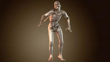 3D модель Зомби-сталкер (STL)