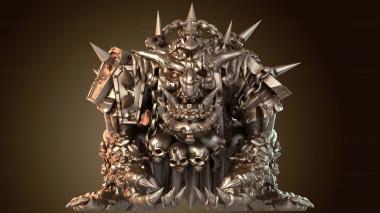 3D модель Зомби Виксен Охотник на черепа (STL)