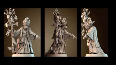 3D модель Фигурка скелета епископа (STL)