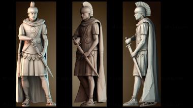 3D модель Лидер обнажает меч (STL)