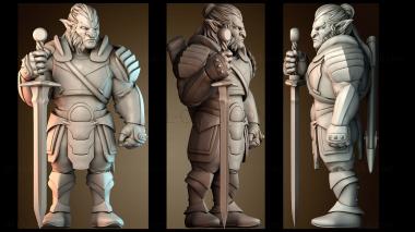 3D модель Люди хобгоблины (STL)