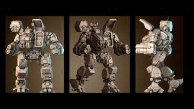 3D модель Механический боевой робот (STL)