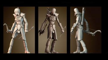 3D модель Лучник нежить (STL)