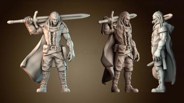 3D модель Человек варвар (STL)