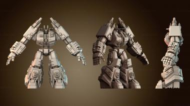 3D модель Фигурка механического робота (STL)