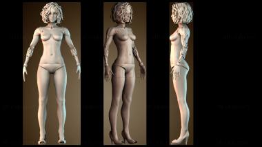 3D модель Фигурка человекоподобного робота (STL)