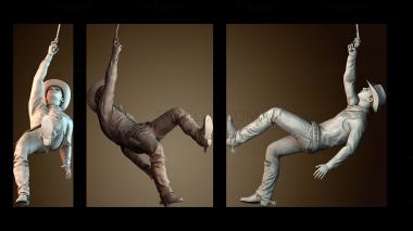 3D модель Ковбой (STL)