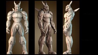 3D модель Фигурка робота воина (STL)