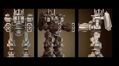 3D модель Конструкция робота механика (STL)