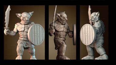 3D модель Гоблин из инкубатора Никис (STL)