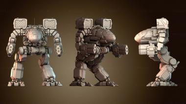 3D модель Конструкция робота механика (STL)