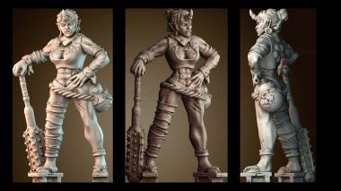 3D модель Женщины оргии (STL)