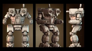 3D модель Концепция дизайна робота (STL)