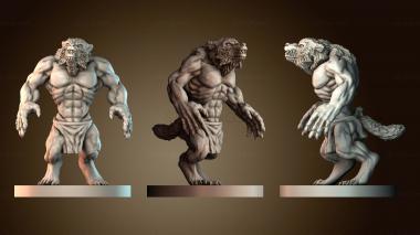 3D модель Человек волк (STL)