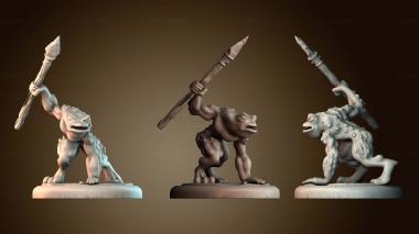 3D модель Лягушачий Копьеносец (STL)