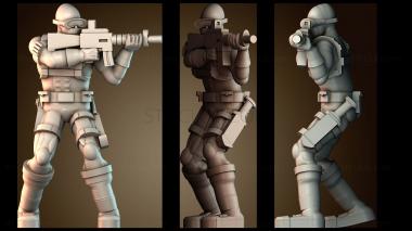 3D модель Солдат поддержки (STL)