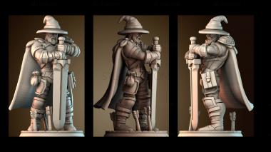 3D модель DND воин (STL)