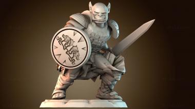 3D модель Орк воин (STL)