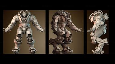 3D модель Футуристический дизайн робота (STL)