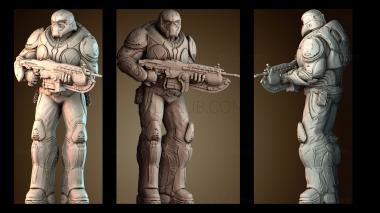 3D модель Ониксовый защитный вид (STL)