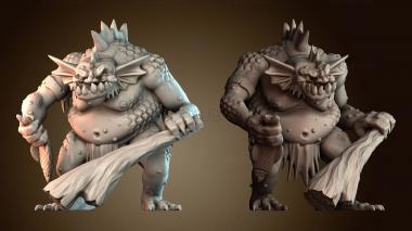 3D модель Скульптура «Монстр воин» (STL)