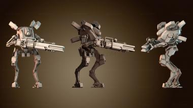 3D модель Конструкция боевого робота (STL)