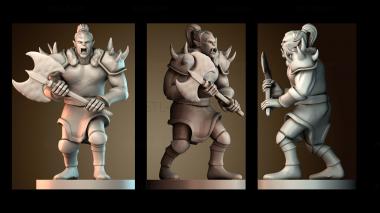 3D модель Орк воин (STL)