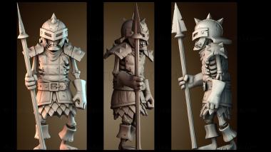 3D модель Самый темный копейщик (STL)