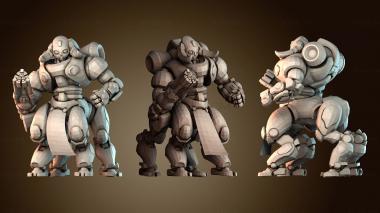 3D модель Конструкция боевого робота (STL)