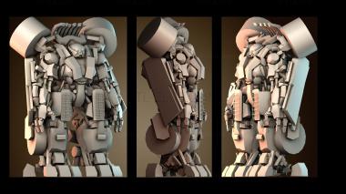 3D модель Проектирование механического робота (STL)