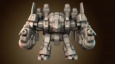 3D модель Механический боевой робот (STL)