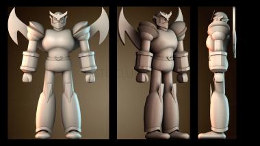 3D модель Конструкция робота воина (STL)