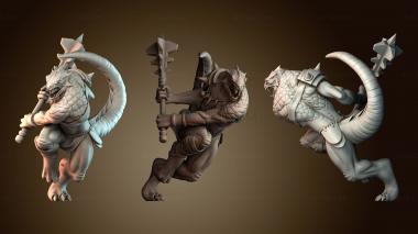 3D модель Ящер (STL)