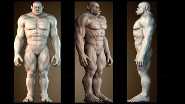 3D модель Орк воин (STL)