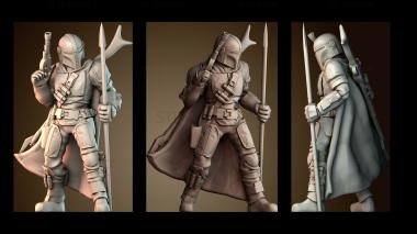 3D модель Мандалорец мужчина (STL)