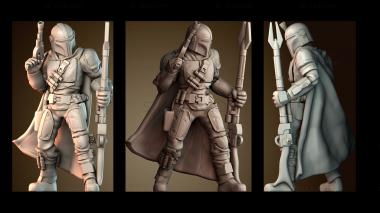 3D модель Мандалорец (STL)