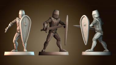 3D модель Классический рыцарь (STL)