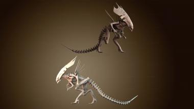 3D модель Королева ксеноморфов (STL)