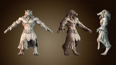 3D модель Человек волк (STL)