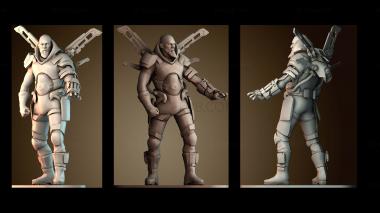 3D модель Лазарус из Evolve (STL)