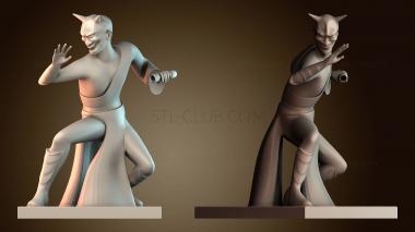 3D модель Монах воин (STL)